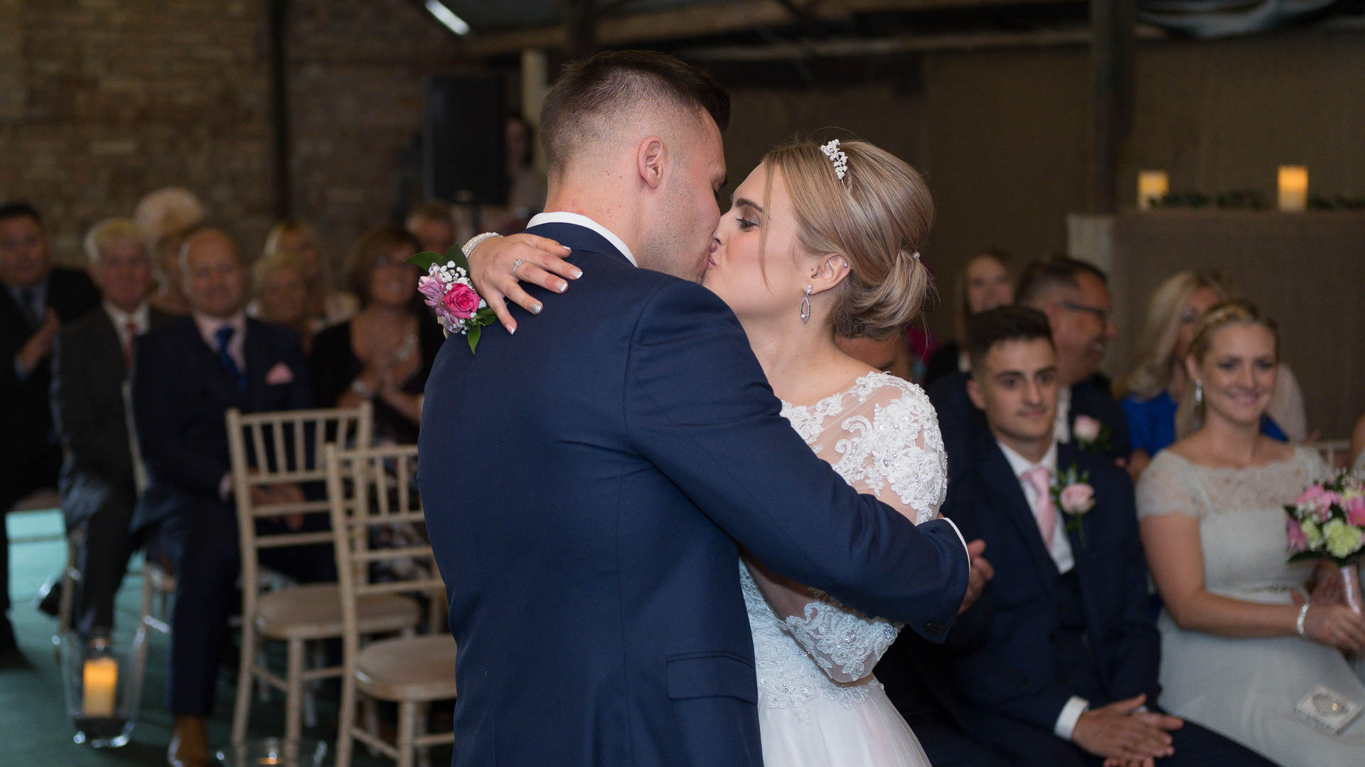 A kiss after the I do's , All Manor of Events, Henley, Heffs Photography,